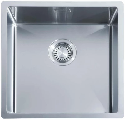 ABK Bingara 40fvi lavello in acciaio inossidabile 40x40cm montaggio a filo sottopiano e sopra il piano BIN40FVI