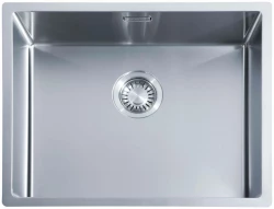 ABK Bingara lavello in acciaio inossidabile 50x40cm montaggio a filo sottopiano e sopra il piano BIN50FVI