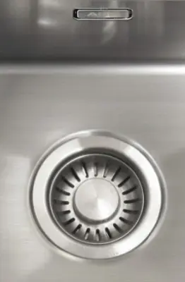 ABK Bingara lavello in acciaio inox extra poco profondo 10 cm per disabili, incasso sotto piano e sopra piano BIN5010FVI