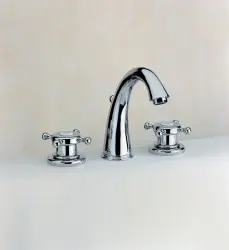 Huber Victorian Miscelatore termostatico per lavabo a 3 fori in acciaio inossidabile VTT710102A
