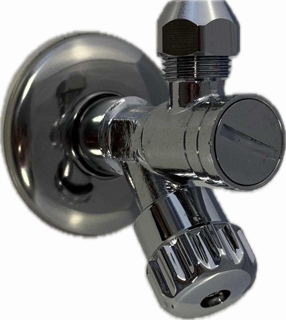 Set di 2 rubinetti d'arresto con filtro angolare