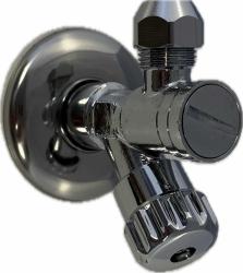 Set di 2 rubinetti d'arresto con filtro angolare