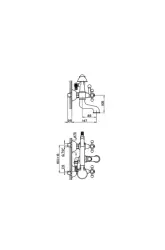 Cisal Arcana Rubinetto per vasca in ceramica con doccia a mano bronzo AC00010227.