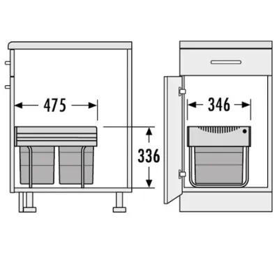 Hailo Tandem RB Pattumiera 1153449152