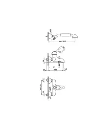 Cisal Arcana Royal Miscelatore per vasca da bagno con doccia a mano Rame antico AY00012026