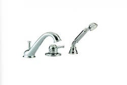 Cisal Arcana Royal Rubinetteria per vasca da bagno a montaggio sul bordo Cromo-Oro AY00126074