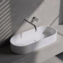 Waterevolution Flow Rubinetto per lavabo ad incasso con beccuccio da 25cm Cromo T116B01-25