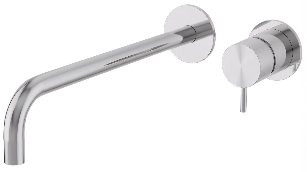 Waterevolution Flow Rubinetto per lavabo ad incasso con beccuccio da 25cm Cromo T116B01-25