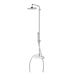 Waterevolution Flow combinazione doccia con termostato e soffione a pioggia cromo T141T01