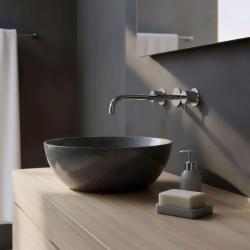 Waterevolution Flow Miscelatore per lavabo a 3 fori ad incasso con beccuccio da 25 cm Cromo 1208511212