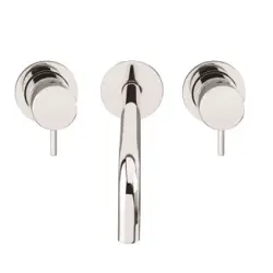 Waterevolution Flow Miscelatore per lavabo a 3 fori ad incasso con beccuccio da 25 cm Cromo 1208511212