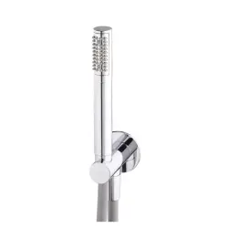 Waterevolution Flow set completo di rubinetteria per vasca con attacco a parete cromato T162101