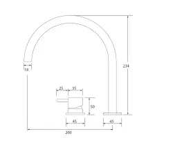 Waterevolution Flow Miscelatore per lavabo a 2 fori cromo T112U01