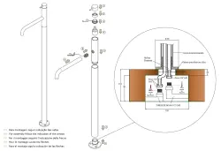 Waterevolution Flow Rubinetto per lavabo autonomo opaco bianco T113BR