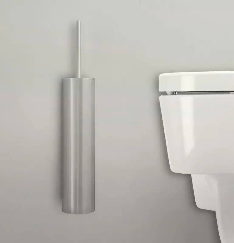 Waterevolution Set di scopini per WC Deep da parete in acciaio inox A241IE