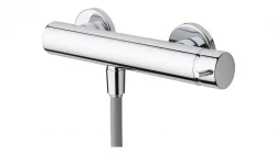 Waterevolution Flow miscelatore doccia con set doccia cromato T14001
