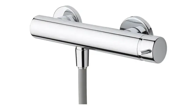 Waterevolution Flow miscelatore doccia con set doccia cromato T14001