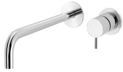 Waterevolution Flow Miscelatore per lavabo ad incasso Cromo con beccuccio da 21 cm T116B01-21
