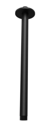 Waterevolution Flow Braccio doccia a soffitto 50cm nero opaco T164550PR