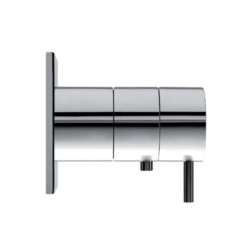 Waterevolution Flow termostato doccia da incasso rosetta rotonda cromata T142TB01