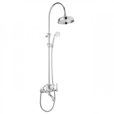 PB Set doccia classico da incasso con soffione a pioggia cromato 1208854812