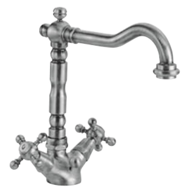 PB classic sink faucet with star handles spout 18.5 cm Chrome 1208854932