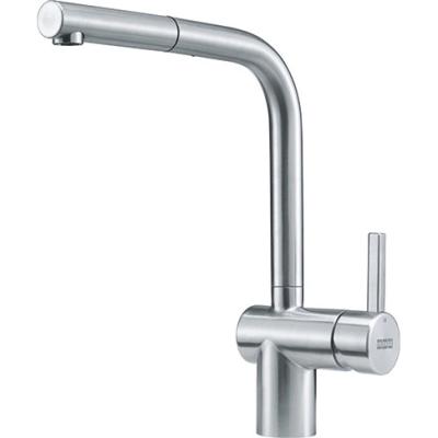 Rubinetto da cucina Franke in acciaio inossidabile spazzolato Atlas Neo con beccuccio estraibile inox 115.0521.438
