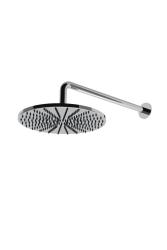 Doccia a soffione Waterevolution Flow da 250 mm con attacco a parete in acciaio inossidabile T164125IE