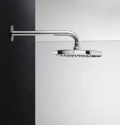 Waterevolution Flow doccia a soffitto 300mm con attacco a parete Cromo.