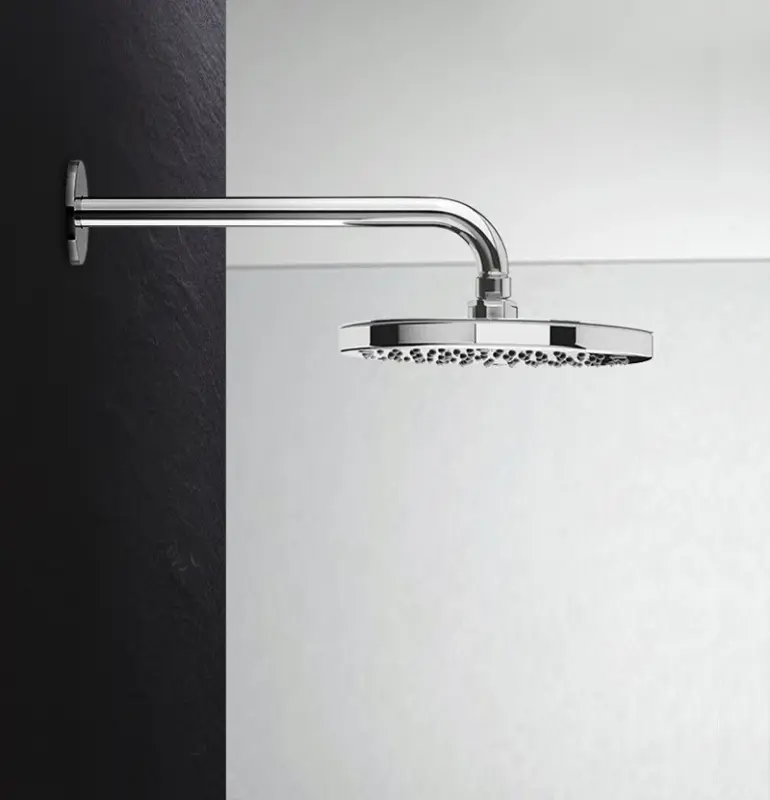 Waterevolution Flow soffione doccia 300 mm con attacco a muro Cromo