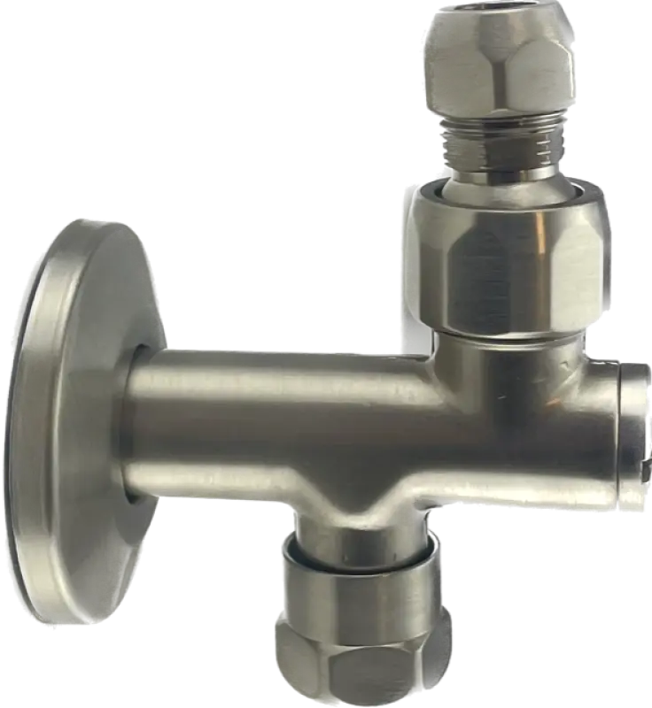 Rubinetto d'arresto angolare PB Unix, rubinetto d'arresto angolare con filtro in acciaio inossidabile per rubinetto da fontana e rubinetto da lavabo 1208953288