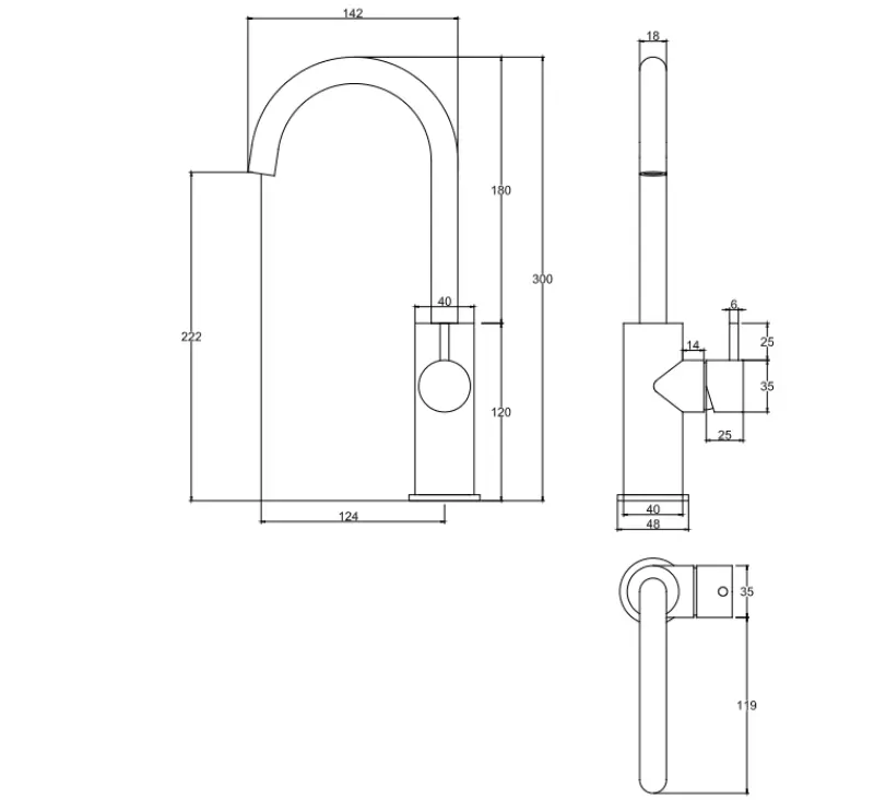 Waterevolution Flow rubinetto lavabo modello alto bianco opaco T1121FUBR