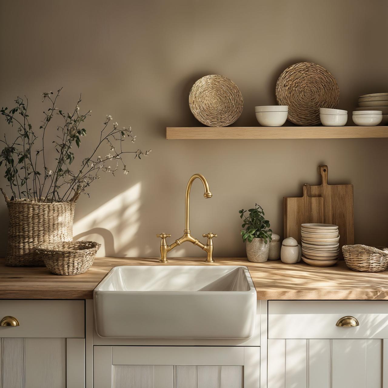 PB classic Rubinetto cucina nostalgico Bronzo con interasse variabile tra i 2 fori 18-25 cm 1208954352