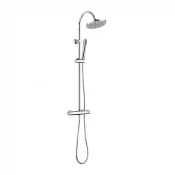 Aquadesign Orly set doccia termostatico con doccia a pioggia cromata