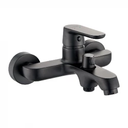 Aquadesign Tours miscelatore vasca da bagno a vista nero opaco
