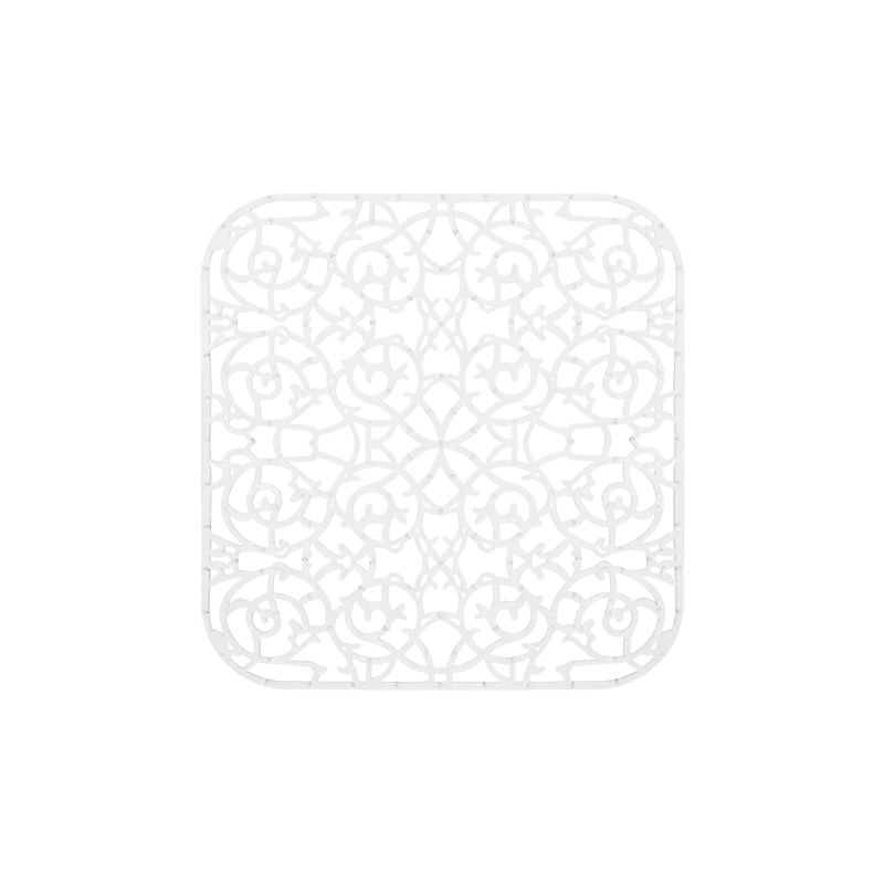 Aquadesign sink protection matt square transparent 275x265mm