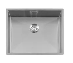 Lorreine 52WT Lavello in acciaio inossidabile 52x42cm per installazione su piani di lavoro in ceramica o pietra naturale 1208956292