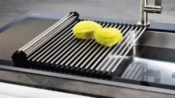 Quadri RVS Rolmat over and beside the sink 43 x 32 cm 1208956470