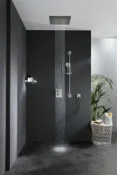 SB Square 316 Doccia a pioggia incasso Velvet Temptation Dual flow gun metal spazzolato PVD 1208956768