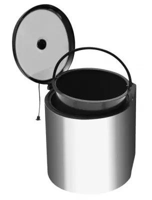 Garbi Round R-40-1 Pattumiera da incasso da 11 litri posizionabile a sinistra ed a destra 1208957471