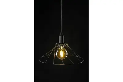 Decor Tilia moderna lampada a sospensione decorativa in filo nero 7849.