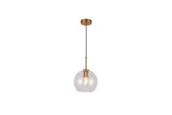 Lampada sospesa Decor Giglas a forma di sfera, vetro 8013.