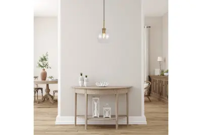 Lampada sospesa Decor Giglas a forma di sfera, vetro 8013.