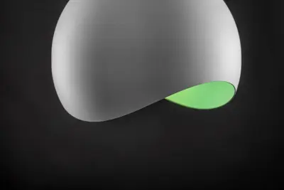 Decor Mavia lampadario a sospensione bianco verde a forma di sfera 0917