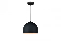 Decor Katilu lampada a sospensione in metallo nero 1884