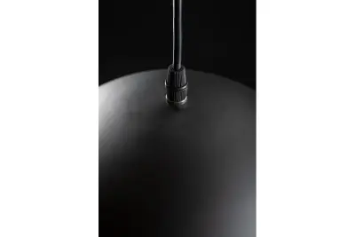 Decor Katilu lampada a sospensione in metallo nero 1884