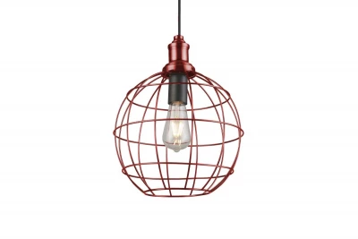Decor Viela vecchia lampada a sospensione in metallo dorato a forma di filo sferico con diametro di 29 cm 7016.