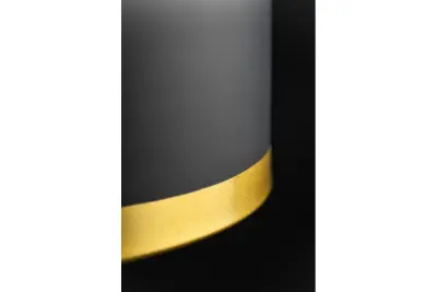 Decor Goldi nero lampadario moderno in oro nero, diametro 30 cm 4090.