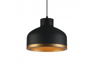 Decor Goldi nero lampadario moderno in oro nero, diametro 30 cm 4090.