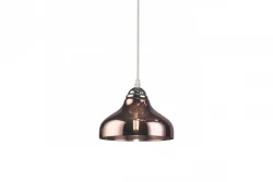Decor Marite lampadario classico in vetro marrone con diametro di 26 cm 7108.